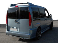 Fiat Doblo I 2001-2005 Dachreling mit Spoiler HRV-type (grundiert zum Lackieren) Foto 1