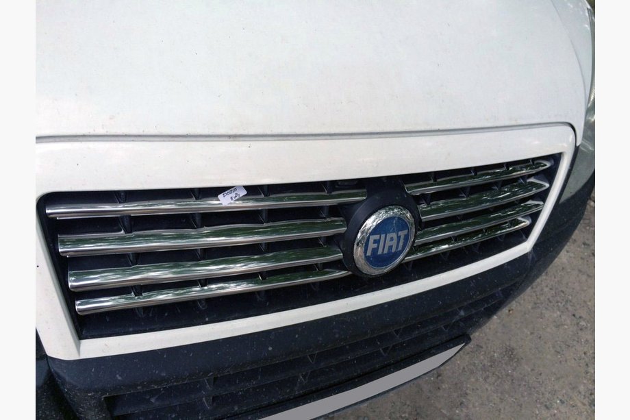 Fiat Doblo I 2005-2010 Chrom Kühlergrill Abdeckungen (8-tlg., Edelstahl) Image