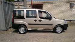 Fiat Doblo I 2001-2005 Dachreling Chrom Kunststoff-Fuesse Foto 8