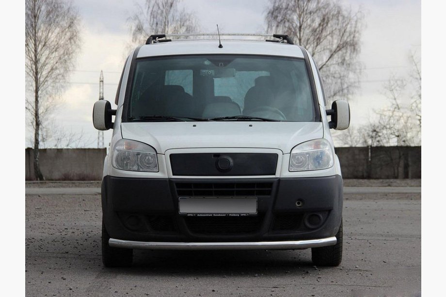 Fiat Doblo I 2005-2010 Frontschutzbügel ST008 (2 Stk., Edelstahl) 60 mm Image