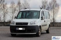 Fiat Doblo I 2005-2010 Frontschutzbügel ST008 (2 Stk., Edelstahl) 60 mm Foto 2