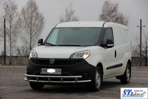 Fiat Doblo II 2010-2022 Frontschutzbügel ST016-3 (Edelstahl) 60/60 mm Foto 2