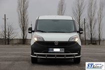 Fiat Doblo II 2010-2022 Frontschutzbügel ST016-3 (Edelstahl) 60/60 mm Foto 3