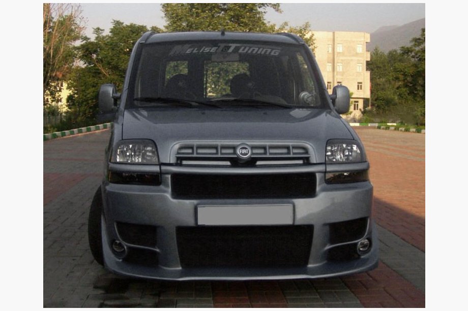 Fiat Doblo I 2001-2005 Stoßstangenaufsätze Sorento-Style (grundiert zum Lackieren) Foto 1