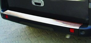Fiat Doblo I 2001-2005 Heckstoßstangenabdeckung OmsaLine Edelstahl Glänzend Foto 2