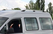 Citroen Jumpy 1996-2007 Dachreling Chrom Kurze Basis, Kunststofffüße Foto 2