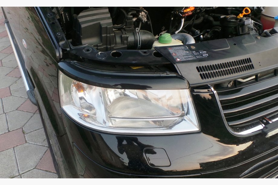 Volkswagen T5 Transporter 2003-2010 Scheinwerferblenden (2 Stk, schwarz) Schwarz Matt Image