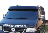 Volkswagen T5 Transporter 2003-2010 Frontscheibenblende (schwarz glanz, 5mm) Foto 2