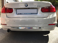 BMW 3 Series F30/F31 2012-2019 Heckstoßstangenleiste Edelstahl Foto 1