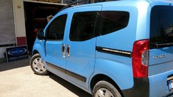Fiat Fiorino/Qubo 2008-2024 Edelstahl Zierleisten für Schiebetüren (2 Stk) Carmos - Türkischer Edelstahl Foto 2
