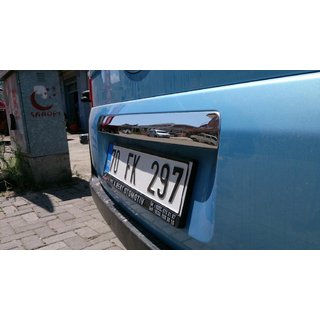 Chromleiste über dem Kennzeichen (Edelstahl) Foto 3