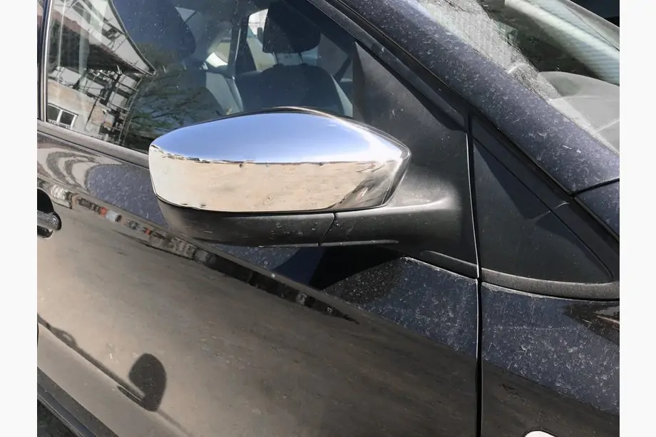 Skoda Fabia 2014-2021 Spiegelabdeckungen ohne Blinker-Aussparung (2 Stk, Edelstahl) Image