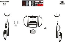 Mercedes Vito/V-class W447 2014- Armaturenbrett Abdeckungen Holz Foto 6