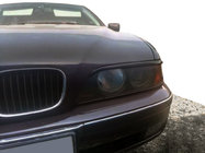 BMW 5 Series E39 1996-2003 Scheinwerferblenden (2 Stk., schwarz) Foto 1