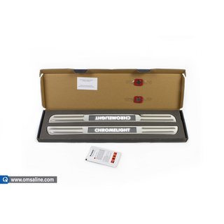Einstiegsleisten mit Beleuchtung (2 Stk, Edelstahl) Ford Courier 2014-2023 Foto 2