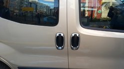 Opel Combo 2012-2018 Chrom Abdeckungen um die Türgriffe (4 Stk, Edelstahl) Carmos - Türkischer Edelstahl Foto 10