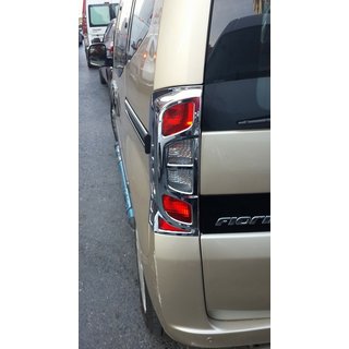 Chrom Rückleuchten Abdeckung mit Biegung (2 Stk, Kunststoff) Fiat Fiorino/Qubo 2008-2024 Foto 3