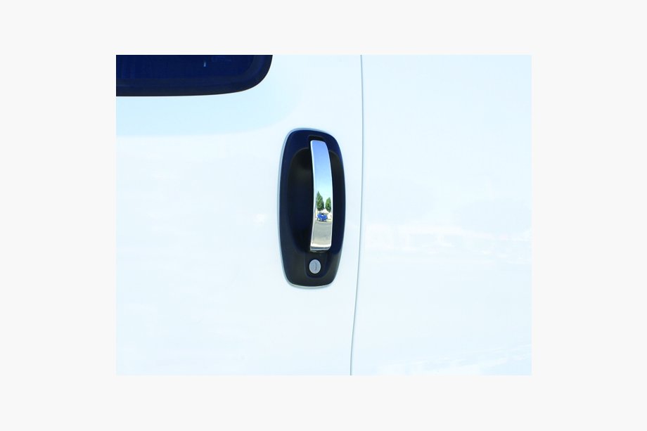 Opel Combo 2012-2018 Chrom Türgriffblenden (4 Stk., Edelstahl) Carmos - Türkischer Edelstahl Image
