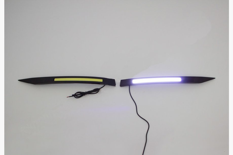 Fiat Doblo II 2010-2022 Tagfahrleuchten Schwarz (2014↗, LED) Image