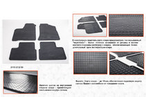 VAZ 2110-21115 1995-2015 Gummimatten (4 Stk, Stingray Budget) Foto 1