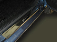 Fiat Punto Grande/EVO 2006-2018 Einstiegsleisten Abdeckungen Natanika Premium (2 Stk, Edelstahl) Foto 1