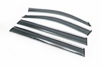 Mercedes GL/GLS class X166 2012-2019 Windabweiser mit Chromleiste (4 Stk, HIC) Foto 1