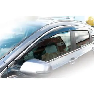 Windabweiser mit Chromleisten (4 Stk, HIC) Honda CRV 2017-2022 Foto 1