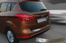 Ford B-Max 2012-2017 Heckstoßstangenschutz OmsaLine (Edelstahl) Foto 1