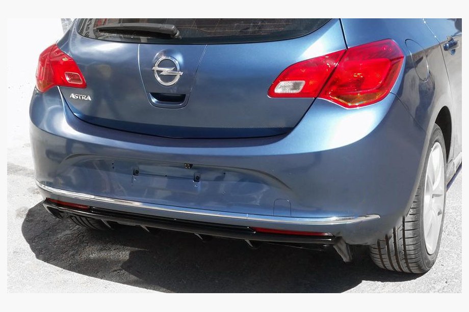 Opel Astra J 2009-2015 Heckdiffusor Aufsatz (grundiert zum Lackieren) Image