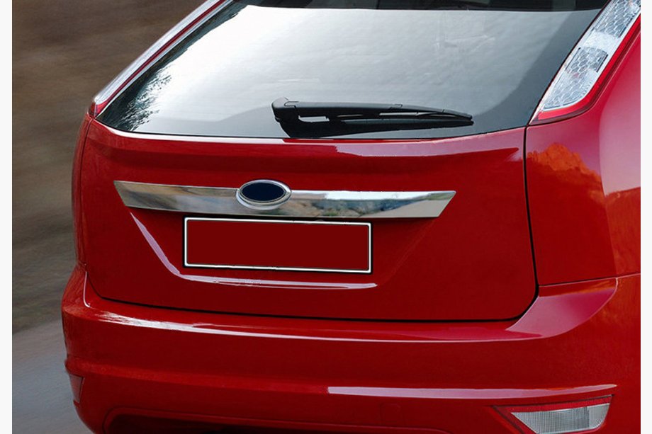 Ford Focus II 2008-2011 Kofferraumklappenleiste (HB, Edelstahl) Image