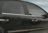 Ford Focus II 2005-2008 Fensterzierleisten außen Edelstahl (4 Stk) Carmos - Türkischer Edelstahl Foto 1