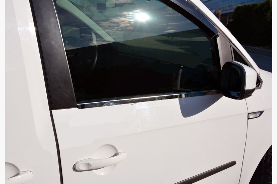 Volkswagen Caddy 2015-2020 Fensterrahmen Blenden (2 Stk., Edelstahl) Image