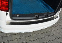 Volkswagen Caddy 2015-2020 Heckstoßstangenabdeckung OmsaLine Edelstahl Foto 1