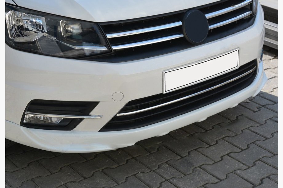 Volkswagen Caddy 2015-2020 Edelstahl Stoßstangenschutz (3 Stk) Image