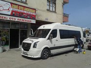 Volkswagen Crafter 2006-2016 Frontstoßstangenaufsatz mit 4 Scheinwerfern 2006-2011 (lackierbar) Foto 3