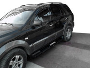 Kia Sportage 2004-2010 Seitliche Trittbretter Kunststoff S002 Grau Foto 1