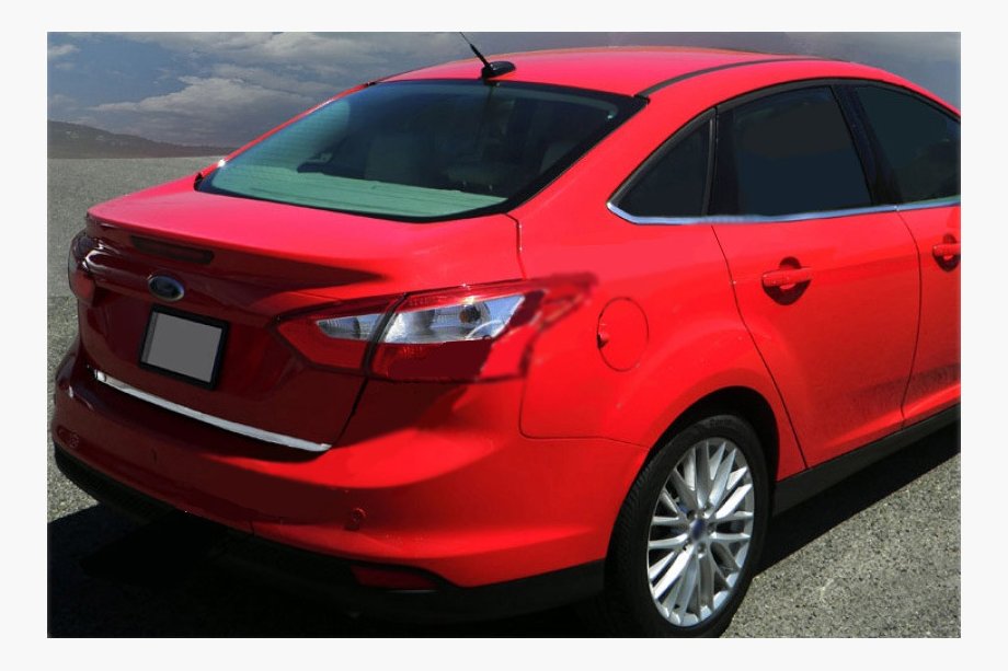 Ford Focus III 2011-2017 Kofferraumleiste 2011-2014 (Limousine, Edelstahl) Image