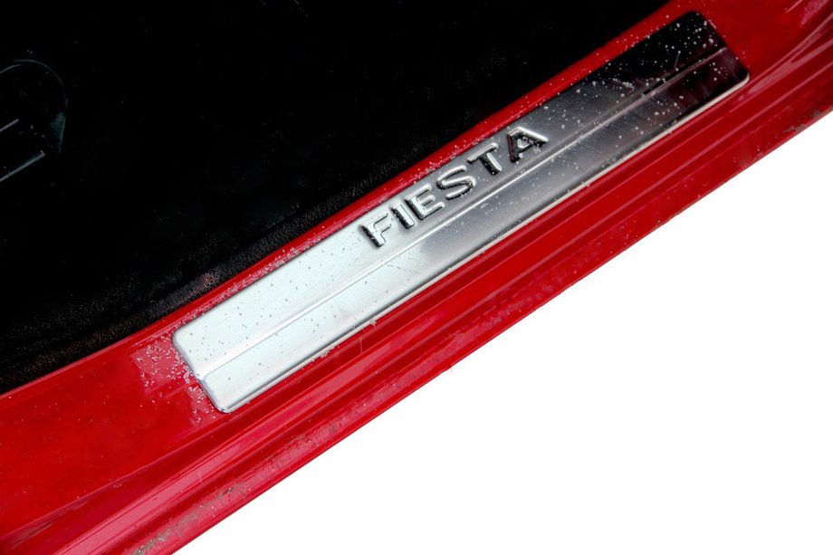 Ford Fiesta 2008-2017 Einstiegsleisten Edelstahl Omsa 4 Stück Foto 1
