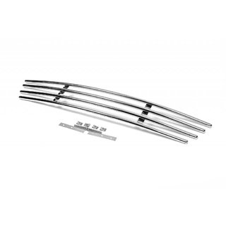 Einteiliger Edelstahl-Kühlergrill für Stoßstange Volkswagen Caddy 2010-2015 Foto 2