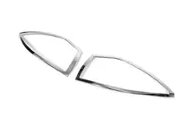 Renault Megane II 2004-2009 Chrom Blenden für Rückleuchten (HB, 2 Stk, Kunststoff) Foto 2