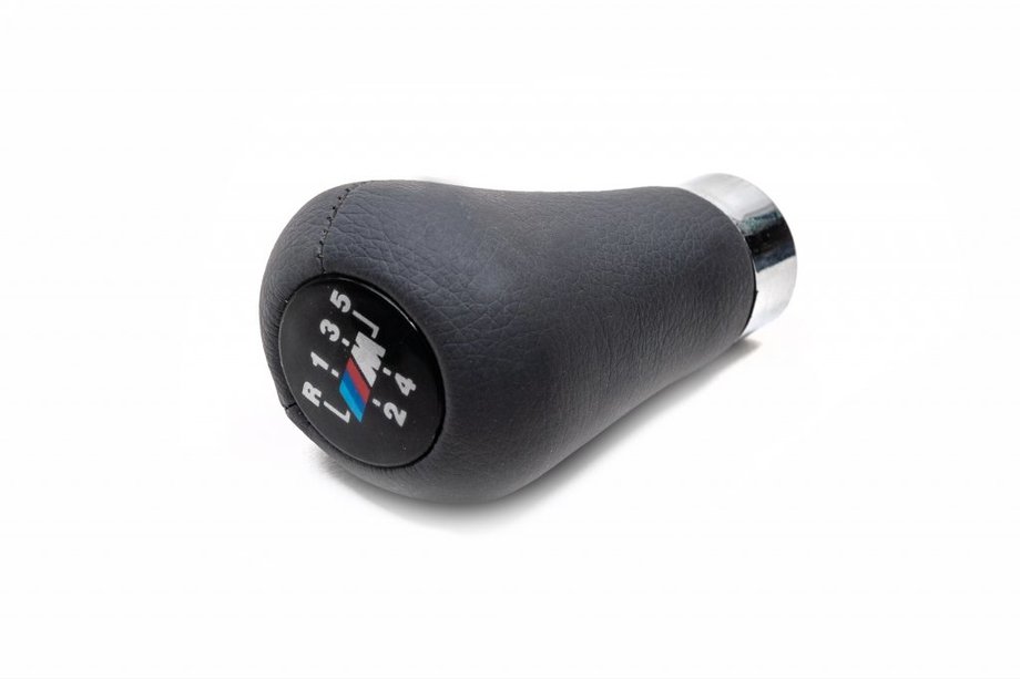 BMW 3er E30 1982–1994 Schaltknauf OEM (Kunstleder, schwarz glatt) Image