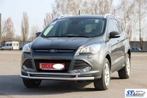 Ford Kuga/Escape 2013-2019 Frontschutzbügel ST014 (Edelstahl) 60/42 mm Foto 3