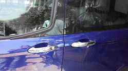 Ford Courier 2014-2023 Chrom Türgriffblenden (4 Stk., Edelstahl) OmsaLine - Italienischer Edelstahl Foto 1