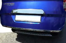 Ford Courier 2014-2023 Kofferraumleiste Edelstahl Foto 1
