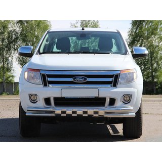 Frontschutzbügel ST016 (Edelstahl) Ford Ranger 2011–2022 Foto 1