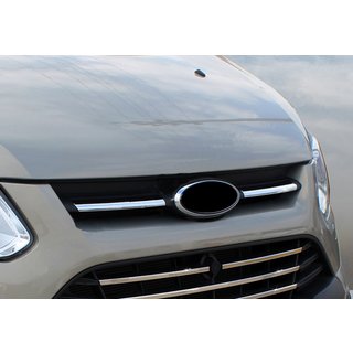 Chrom Zierleisten für oberen Kühlergrill 2013-2018 (2 Stk., Edelstahl) Ford Custom 2013-2022 Foto 1