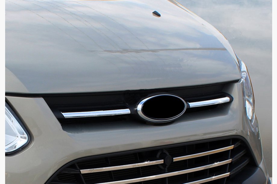 Ford Custom 2013-2022 Chrom Zierleisten für oberen Kühlergrill 2013-2018 (2 Stk., Edelstahl) Image