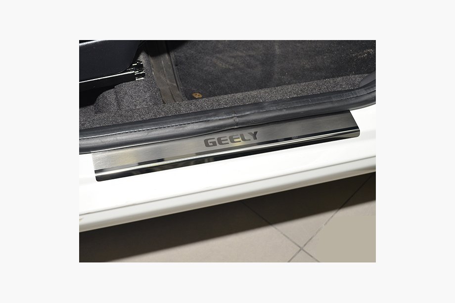 Geely LC Cross 2008-2016 Einstiegsleisten Natanika Premium (4 Stk, Edelstahl) Image