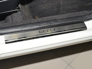 Geely LC Cross 2008-2016 Einstiegsleisten Natanika Premium (4 Stk, Edelstahl) Foto 1