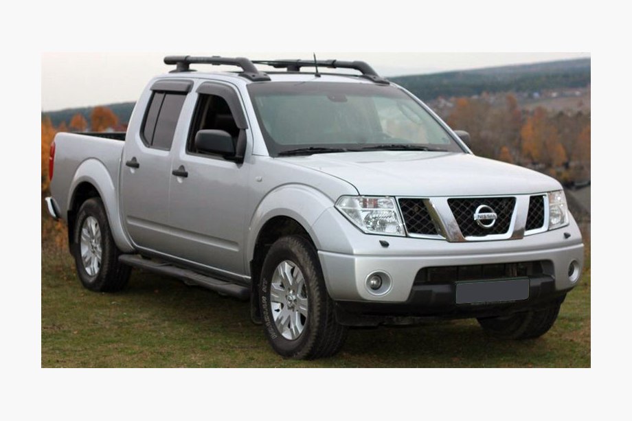 Nissan Navara 2006-2015 Windabweiser (4 Stk, Niken) Image